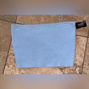 LA Hearts Bandeau Crop Top sz M